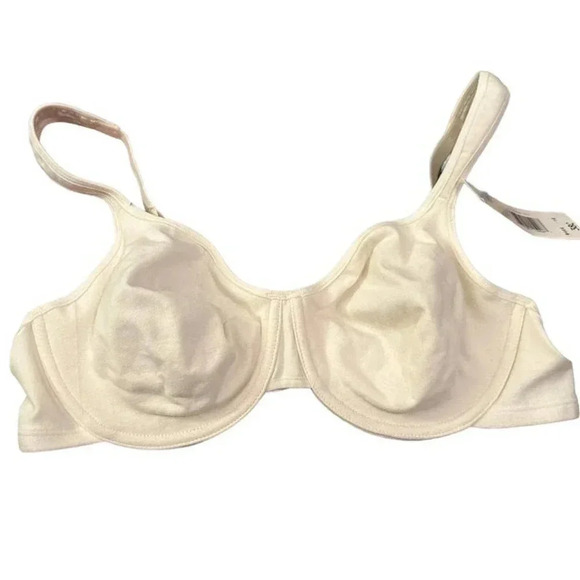 NWT Grenier Women's White Hook & Loop Adjustable Strappy Bra Size 38C - Picture 1 of 7